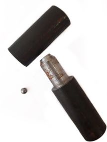 Гаражная петля точеная d = 32, длина 130 мм (комплект 2 шт.)