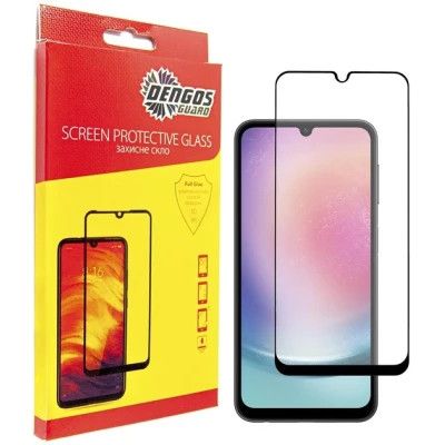 Чехол для мобильного телефона Dengos Kit for Samsung Galaxy A24 case + glass (Black) (DG-KM-15) | Зображення 3