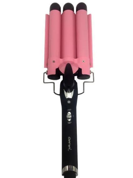 Тройная плойка для волос Gemei GM 1956 дисплеем | Зображення 4