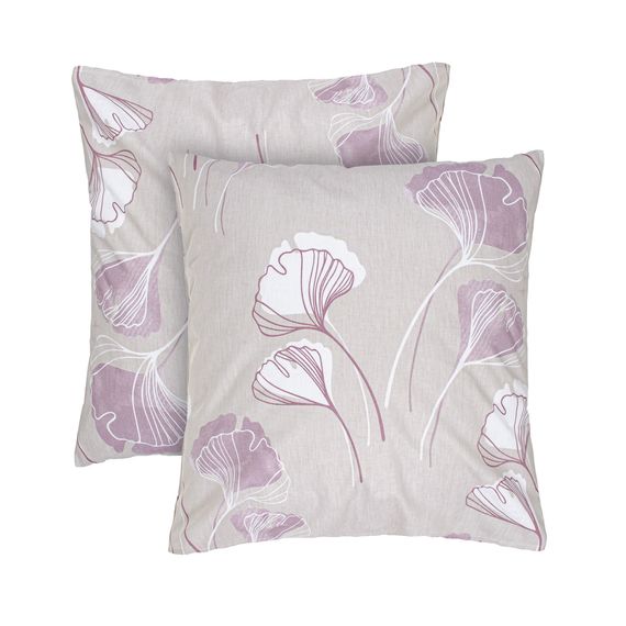 Набір наволочок Home Line 64730 Україна 70x70  Бавовна Фіолетовий, Бежевий