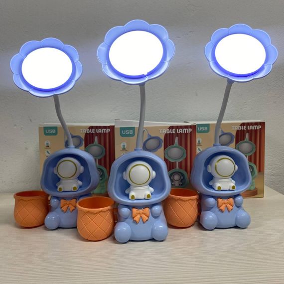 Дитяча настільна акумуляторна LED-лампа 3in1 Rabbit BLUE | Зображення 2