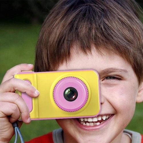 Дитячий цифровий фотоапарат Dvr baby camera V7 Рожевий