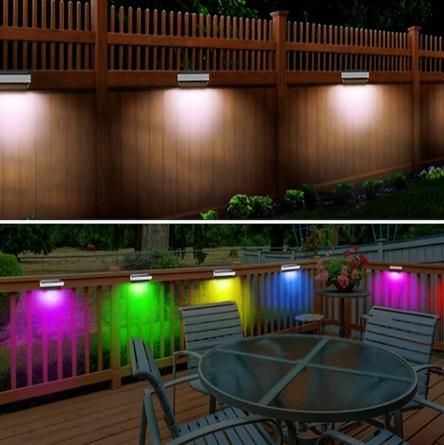 Светильник садовый rgb, уличный настенный светильник / водонепроницаемый MULTI | Зображення 1