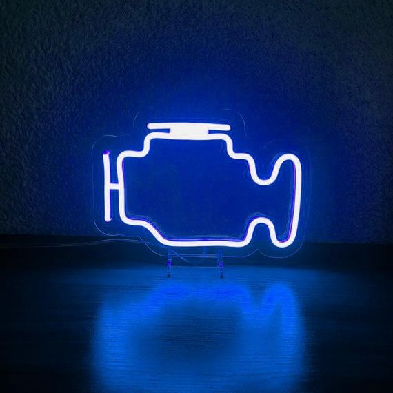 Неоновий світильник Check Engine 260х180 acr-n000065 | Зображення 6