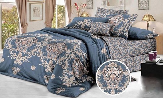 Постільна білизна полуторна Viluta Сатин Twill 303-1-5 210х143 см