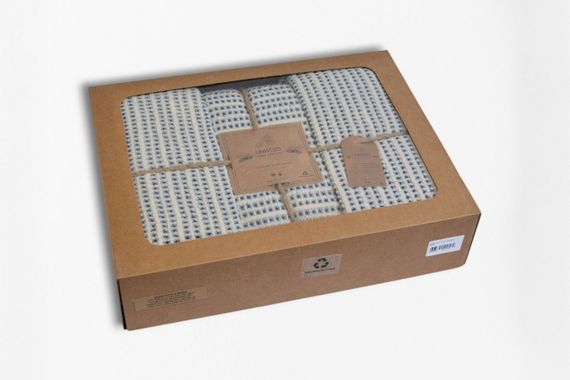 Покрывало с наволочками Limasso 240×260 см. Azure Indigo | Зображення 4