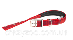 Нашийник для собак Ferplast Daytona Deluxe C25/45 нейлоновий червоно-чорний 2.5х37-45 см 77202222