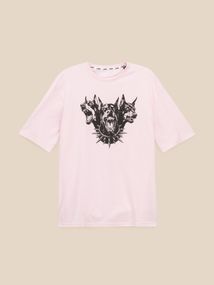 Футболка з принтом чоловіча LAWA P-MB02382 2XL Рожевий shop (2000999610332)