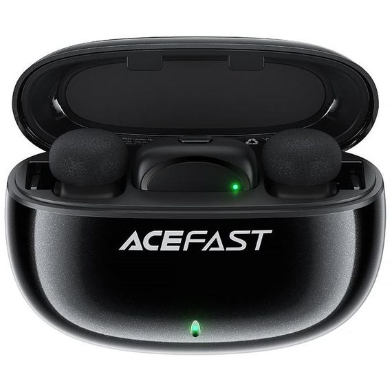 Петличный беспроводной микрофон Acefast R2 Type-C Black | Зображення 3