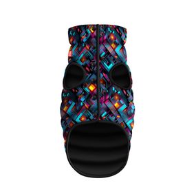 Курточка для собак WAUDOG Clothes малюнок "Нескінченні світи", S35, В 47-50 см, С 30-33 см