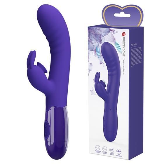 Вібратор - Pretty Love Cerberus Licking Vibrator Blue Sex Aura