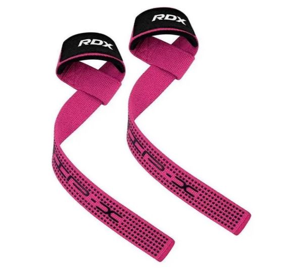 Лямки для тяги RDX S4 Gym Cotton Gel Straps Pink Plus (WAC-S4P+) | Зображення 3