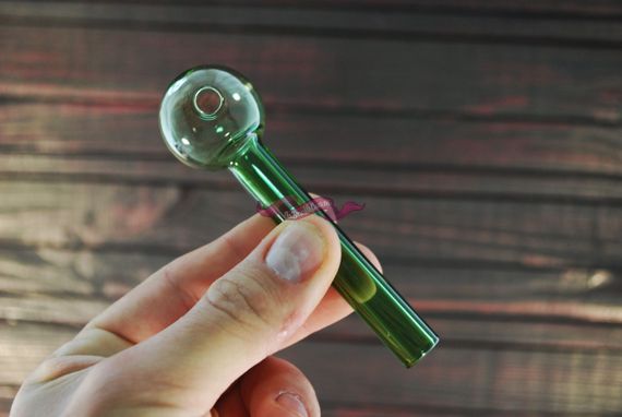 Стеклянная трубка Classic Green Oil