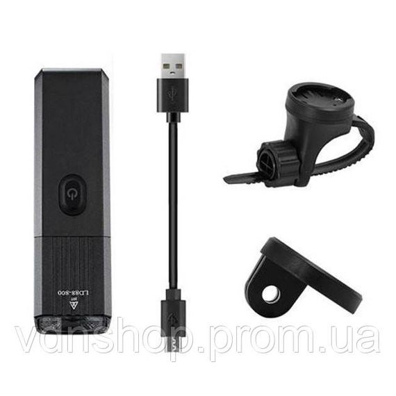 Потужний ліхтар для велосипеда з Li-Ion батареєю LEADBIKE LD88-OSRAM 800LM, Велоліхтар протиударний BL-43 | Зображення 3