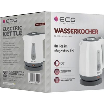 Електрочайник ECG RK 1759 Classica Grigio | Зображення 2