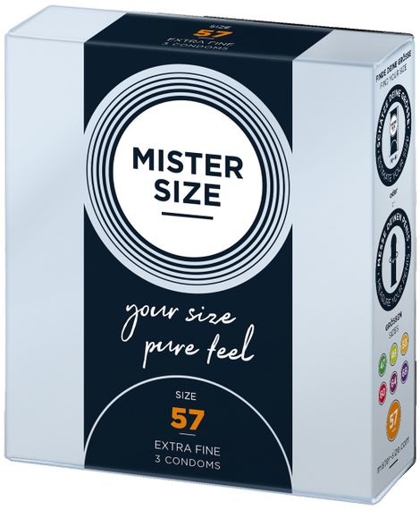 Презервативи Mister Size 57 mm (3 шт.) Sex Aura