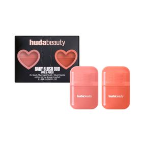 Набір рідких румяна Huda Beauty Baby Blush Duo - Cotton Candy + Peach Sorbet (2*2 ml)