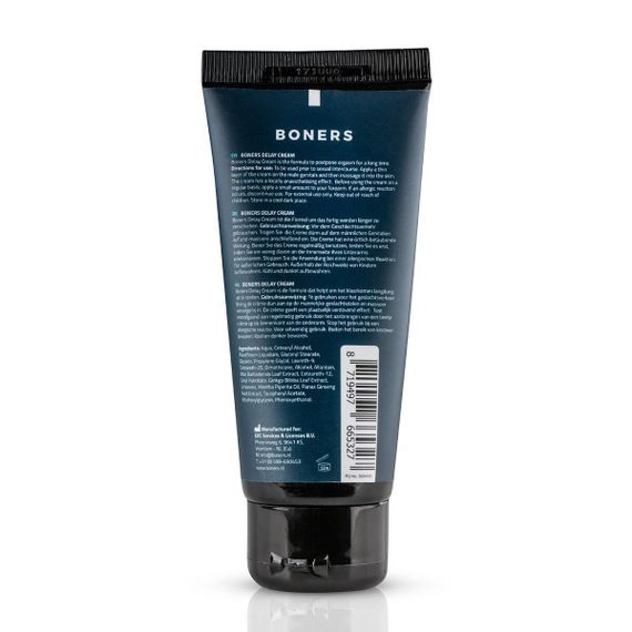 Пролонгатор Boners Delay Cream (мятая упаковка!!!) Sex Aura | Зображення 2