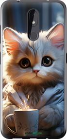 Чохол на Nokia 3.2 Білий кіт "5646u-1705-2448"