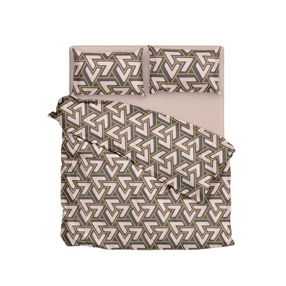 Комплект постільної білизни SoundSleep Sorento бязь Євро 200х220 см персиковий (2800004680646)