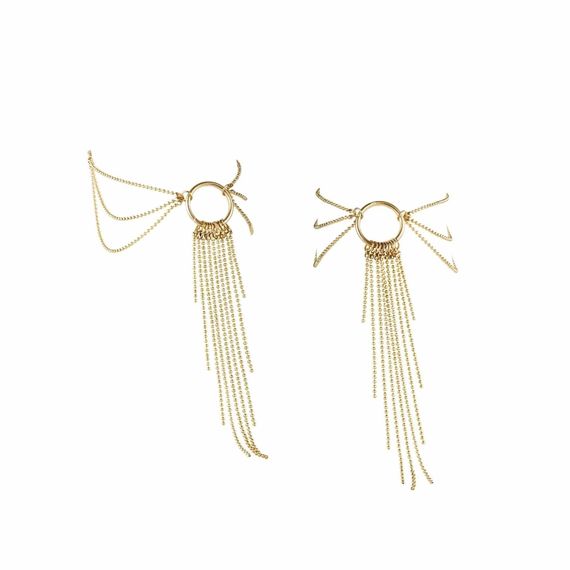 Браслеты для ног Bijoux Indiscrets Magnifique Feet Chain — Gold | Зображення 4