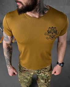 Тактична потоотводна футболка SABUR skull ВТ5127