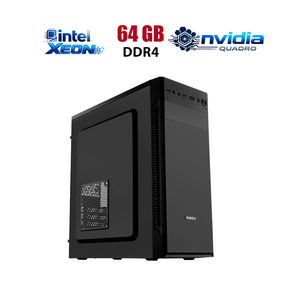Робоча станція Vinga CS115-500W Tower / 2x Intel Xeon E5-2660 v4 (14 (28) ядер по 2.0 - 3.2 GHz) / 64 GB DDR4 / 256 GB SSD NVMe / nVidia Quadro P4000, 8 GB GDDR5, 256-bit б/в