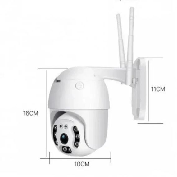 ОЧЕНКА! Поворотна вулична IP-камера відеоспостереження PTZ Wi-Fi xm 2mp (Плохе паковання 3042) | Зображення 2