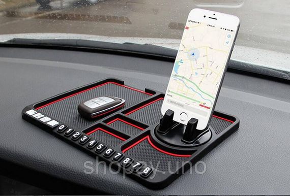 Силіконовий килимок протиковзкий в автомобіль на панель MOBILE