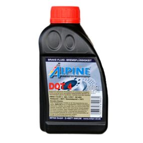 Тормозная жидкость Alpine Brake Fluid DOT 4 0,5л (1107-05) - Топ Продаж!