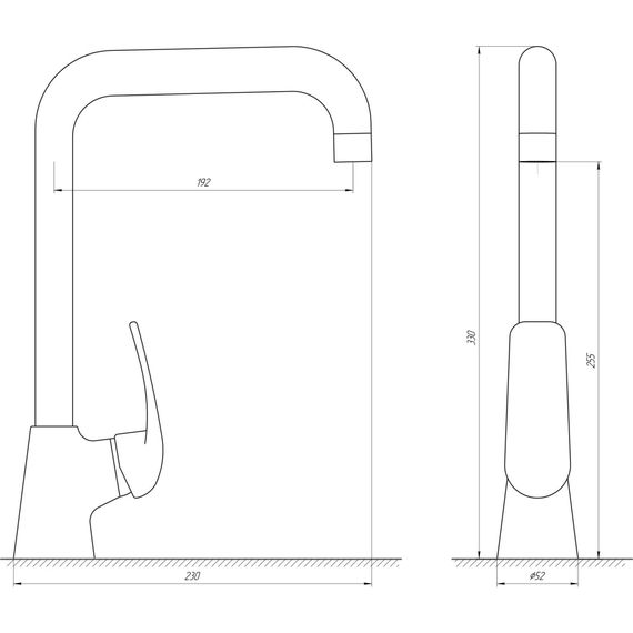 Змішувач для кухні Globus Lux Koln GLK-0203L | Зображення 1