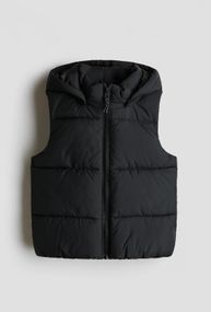 Дитячий стьобаний дутий жилет для хлопчика H&M 98-104 см Чорний (26031003B)