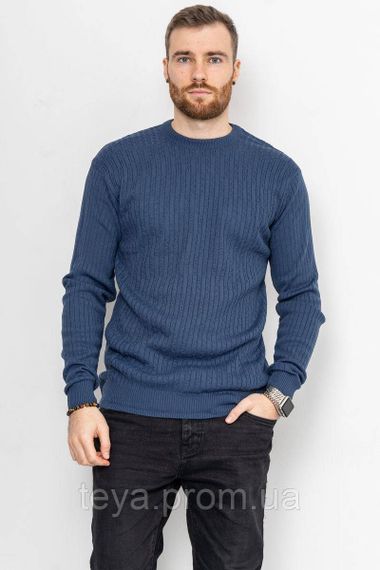 Светр чоловічий, колір джинс, розміри L, XL, XXL FA_003909