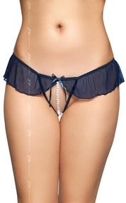 Жіночі стрінги - G-String 2501, blue - M/L Sex Aura