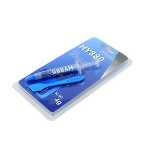 Паста термопровідна HY-880 4g, шприц, Grey, > 5, 15W / m-K, <0.004 ° C-in² / W, -30 ° ≈340 °, + лопатка, Блистер