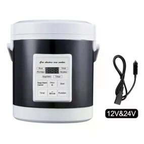 Автомобільна мультиварка Car Multivarka 12V/24V • Мультиварка в машину для легкового авто, фури, подорожей і комфортного приготування їжі в дорозі