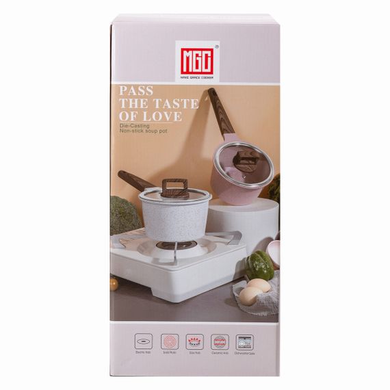 Сотейник з антипригарним покриттям 1,65 л з товстим дном Ø 16 см MGC HP-4-439 | Зображення 5
