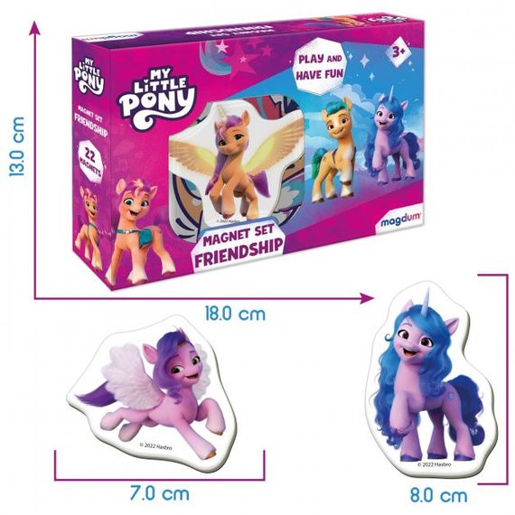 Набор магнитов  "My Little Pony Дружба" Magdum МЕ 5031-21 | Зображення 4