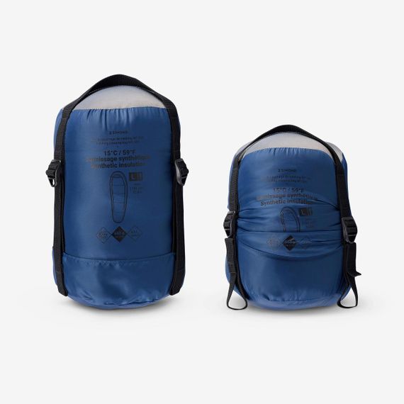 Спальний мішок MT500 15°C для туризму синтетичний - S | Зображення 2