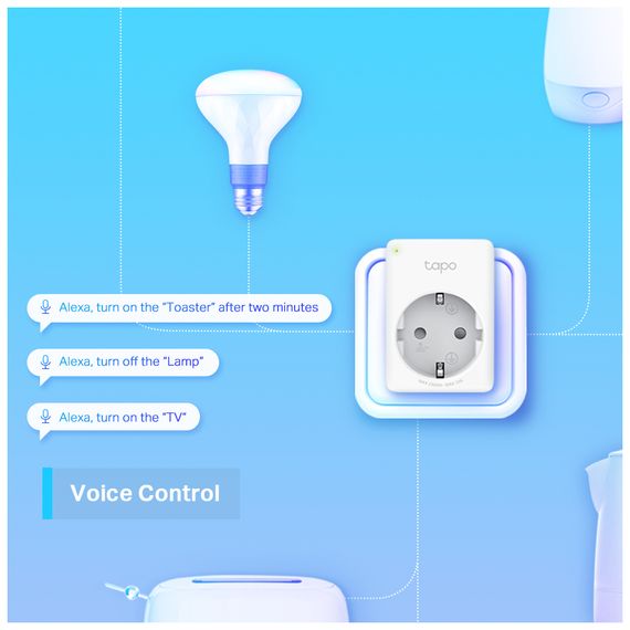 Розумна розетка TP-Link Tapo P100 (2-pack) (Tapo P100(2-pack)) | Зображення 5