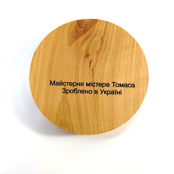 Підставка тримач для смартфона/планшета AMONG US Майстерня містера Томаса 10х10см дерево лак | Зображення 3