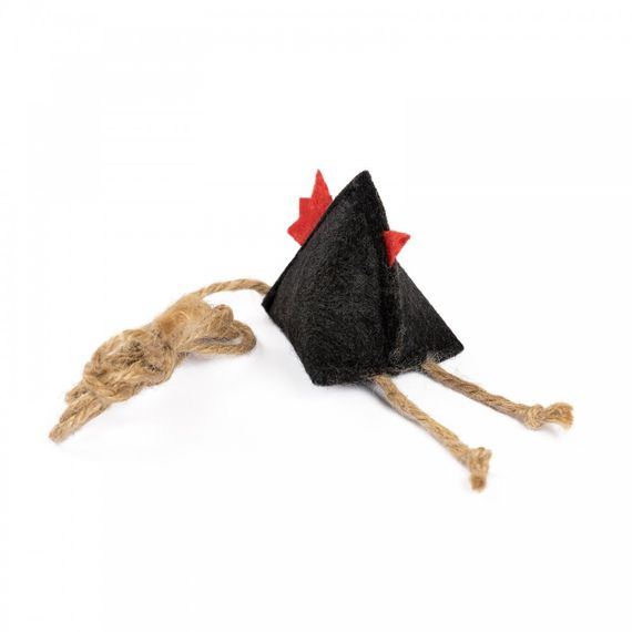 Іграшка Природа Курочка з повсті для котів 6х5 см