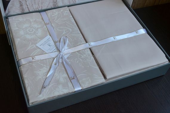 Постельное белье First Choice Cotton Satin полуторный 160х220 Advina Champagne | Зображення 3