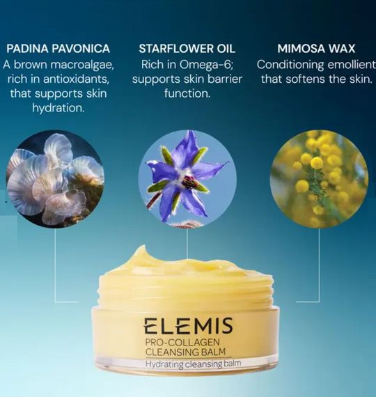 Очищуючий бальзам для шкіри обличчя Elemis Pro-Collagen Cleansing Balm 20 g | Зображення 2