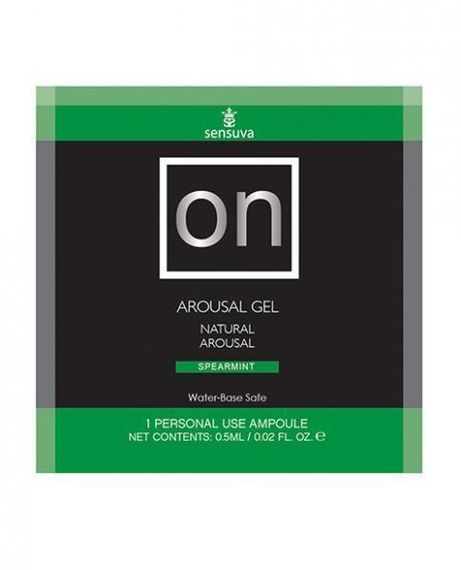Пробник збуджувального гелю Sensuva — ON Arousal Gel for Her Spearmint (6 мл) Sex Aura