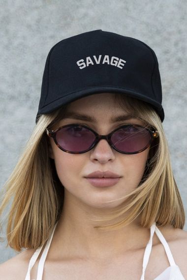 Кепка бейсболка тракер Without з принтом Savage Black | Зображення 5