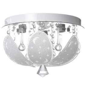 Люстра торт потолочная с пультом LED E14 60W RGB WH (BCL-649S/3)