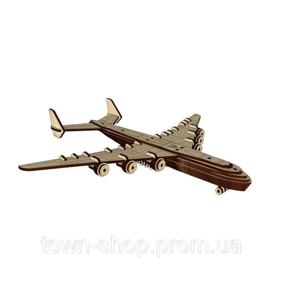 Деревянный конструктор "Мрия АН-225" Pazly UPZ-001 142 детали | Зображення 4