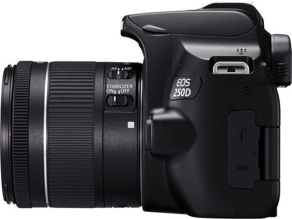 Цифровая фотокамера зеркальная Canon EOS 250D kit 18-55 IS STM Black (3454C007) | Зображення 8