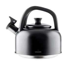 Чайник 2.7 л Vinzer Stels 50005 из нержавеющей стали со свистком для всех типов плит